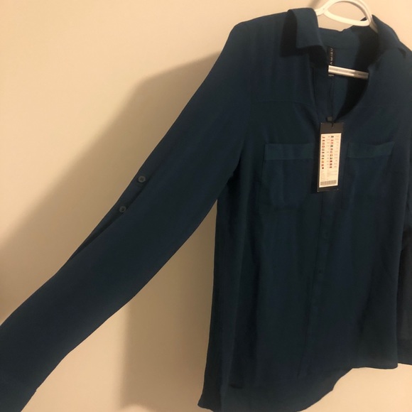 Dark green women’s blouse - Picture 5 of 7